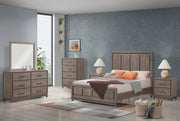 River Brown King Panel Bed - DMV FurnitureKing Bed