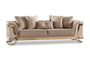 Rixos 3-pieces (Sofa & Loveseat & Chair) Livingroom Set Beige in Beige - 101-RIX-NSIE30-321