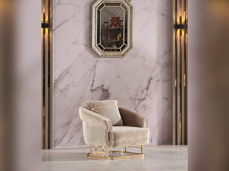 Rixos Chair Beige in Beige - 101-RIX-NSIE30-B