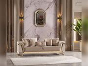 Rixos Stationary Sofa Beige in Beige - 101-RIX-NSIE30-3