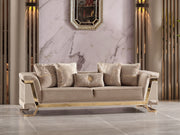 Rixos Stationary Sofa Beige in Beige - 101-RIX-NSIE30-3