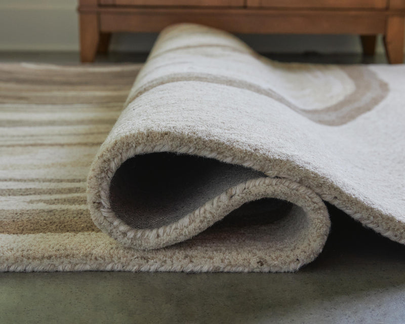 Rizwana Ivory/Brown/Gray 7'6" x 10' Area Rug - R407761