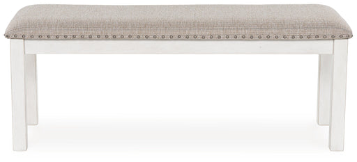 Robbinsdale Antique White 48" Dining Bench - DMV FurnitureBenches