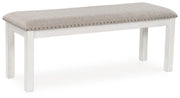 Robbinsdale Antique White 48" Dining Bench - DMV FurnitureBenches