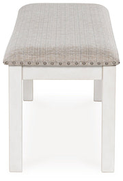 Robbinsdale Antique White 48" Dining Bench - DMV FurnitureBenches
