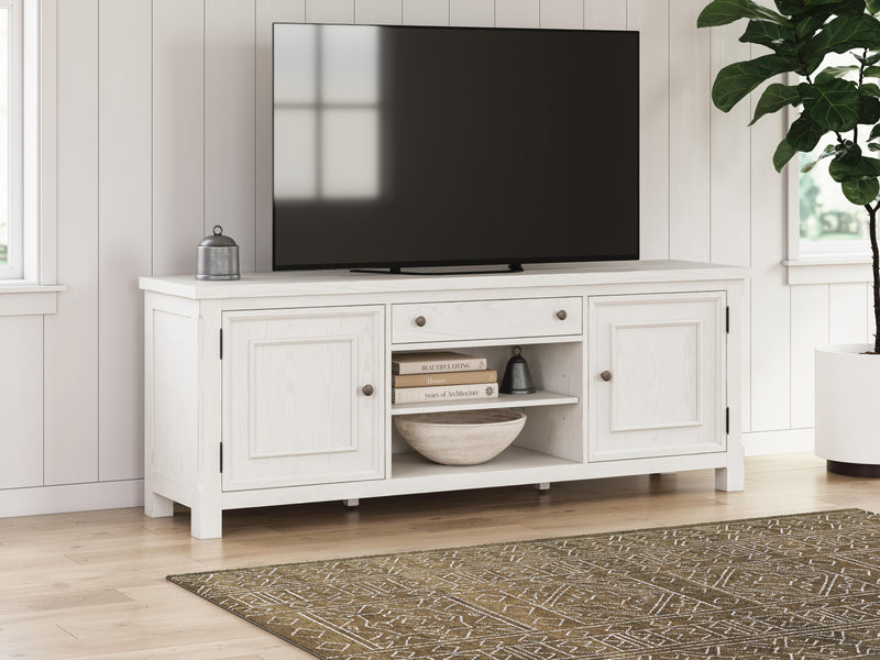 Robbinsdale Antique White 72" TV Stand - W742-68