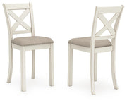 Robbinsdale Antique White Barstool (Set of 2) - D642-124X2