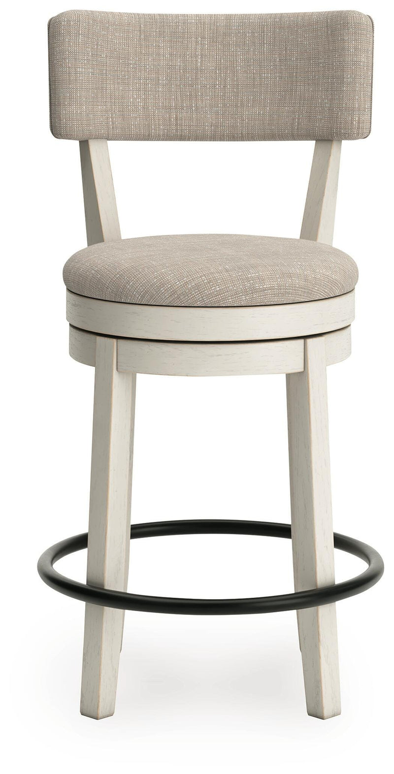 Robbinsdale Antique White Counter Height Barstool, Set of 2 - D642-224
