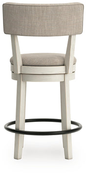 Robbinsdale Antique White Counter Height Barstool, Set of 2 - D642-224
