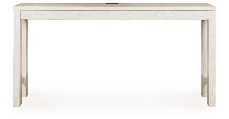 Robbinsdale Antique White Counter Height Dining Table and 3 Barstools Set - D642-113