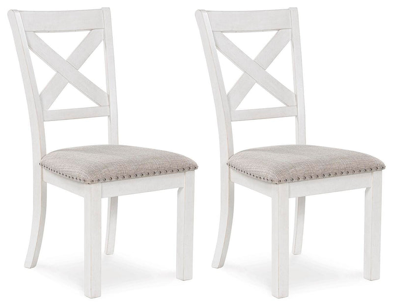 Robbinsdale Antique White Dining Chair (Set of 2) - D642-01X2