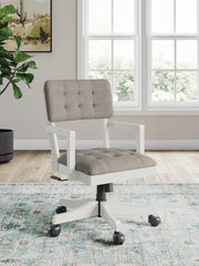 Robbinsdale Antique White Home Office Desk Chair - H742-01A