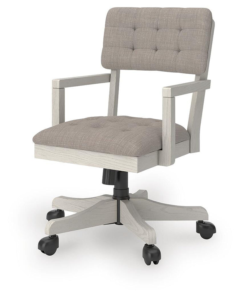 Robbinsdale Antique White Home Office Desk Chair - H742-01A