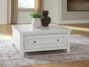 Robbinsdale Antique White Lift-Top Coffee Table - T729-00