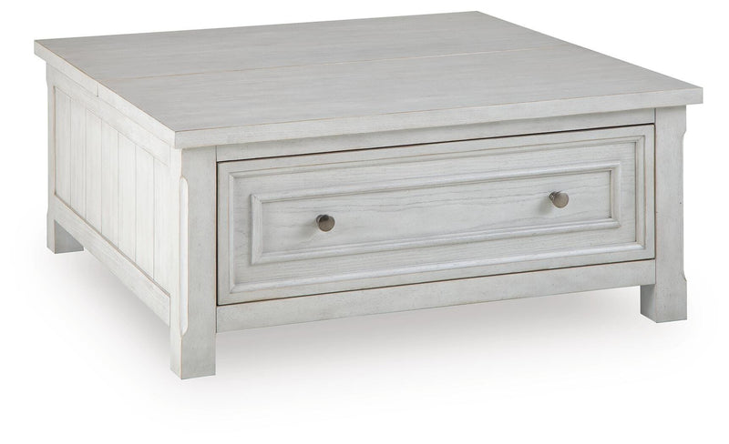 Robbinsdale Antique White Lift-Top Coffee Table - T729-00