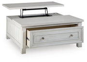 Robbinsdale Antique White Lift-Top Coffee Table - T729-00