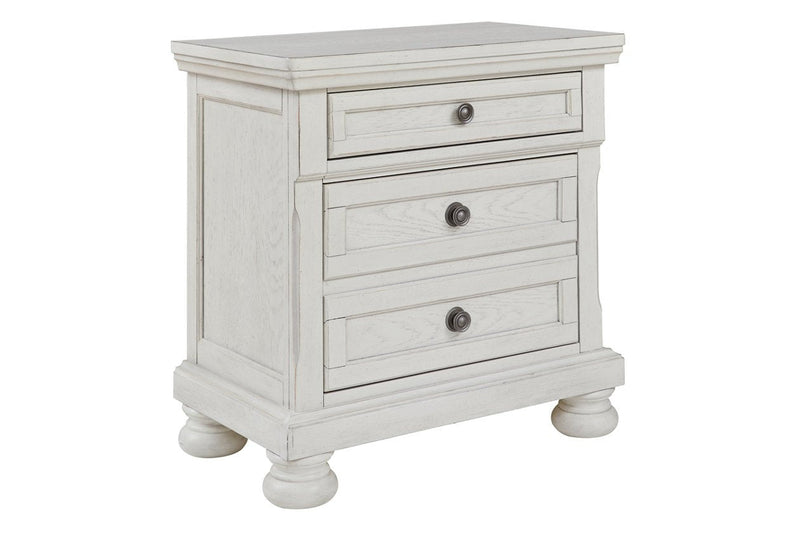 Robbinsdale Antique White Nightstand - DMV FurnitureNightstand