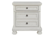Robbinsdale Antique White Nightstand - DMV FurnitureNightstand