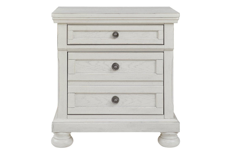 Robbinsdale Antique White Nightstand - DMV FurnitureNightstand