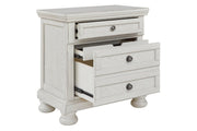 Robbinsdale Antique White Nightstand - DMV FurnitureNightstand