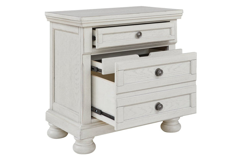Robbinsdale Antique White Nightstand - DMV FurnitureNightstand