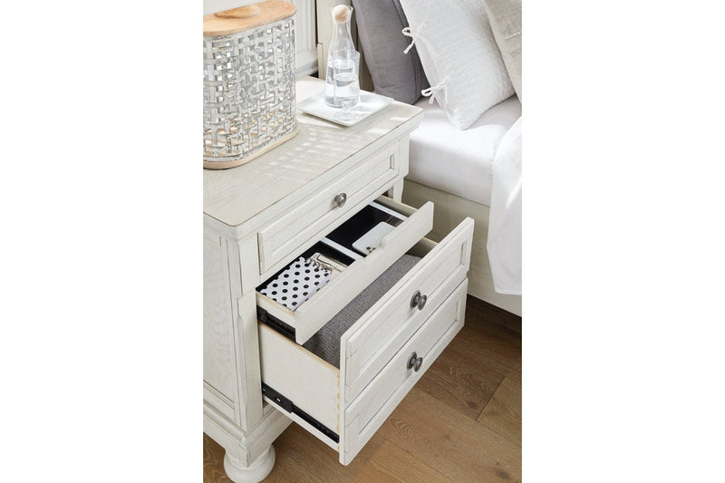 Robbinsdale Antique White Nightstand - DMV FurnitureNightstand
