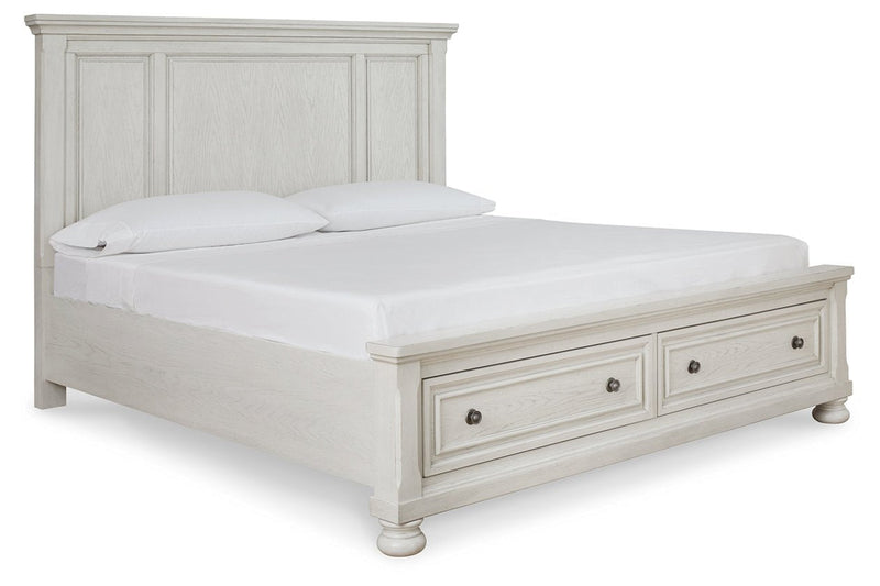 Robbinsdale Antique White Panel Storage Bedroom Set - DMV FurnitureBedroom Set