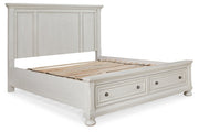 Robbinsdale Antique White Panel Storage Bedroom Set - DMV FurnitureBedroom Set