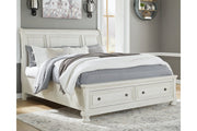 Robbinsdale Antique White Sleigh Storage Bedroom Set - DMV FurnitureBedroom Set