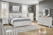 Robbinsdale Antique White Sleigh Storage Bedroom Set - DMV FurnitureBedroom Set