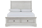 Robbinsdale Antique White Sleigh Storage Bedroom Set - DMV FurnitureYouth Bedroom Set