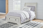 Robbinsdale Antique White Sleigh Storage Bedroom Set - DMV FurnitureYouth Bedroom Set