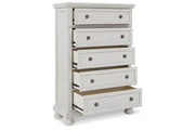 Robbinsdale Antique White Sleigh Storage Bedroom Set - DMV FurnitureYouth Bedroom Set