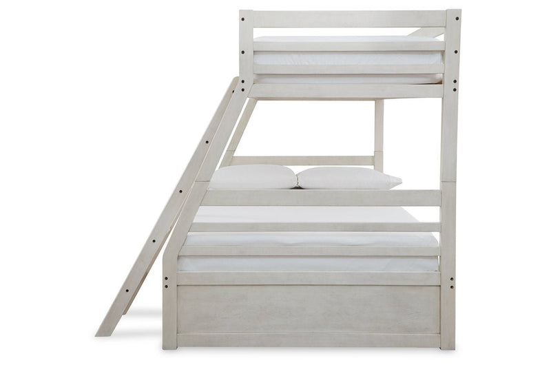 Robbinsdale Antique White Twin over Full Bunk Bed - DMV FurnitureBunk Bed
