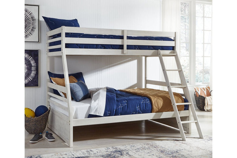 Robbinsdale Antique White Twin over Full Bunk Bed - DMV FurnitureBunk Bed