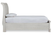 Robbinsdale Antique White Twin Sleigh Storage Bed - DMV FurnitureTwin Bed