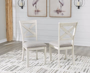 Robbinsdale Dining Table and 8 Chairs with Storage in Antique White - PKG020816