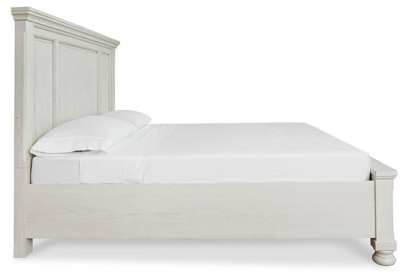 Robbinsdale King Panel Storage Bed, Dresser, Chest and 2 Nightstands - B742B49