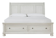 Robbinsdale King/Cailfornia King Sleigh Bed - DMV FurnitureKing Bed
