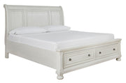 Robbinsdale King/Cailfornia King Sleigh Bed - DMV FurnitureKing Bed