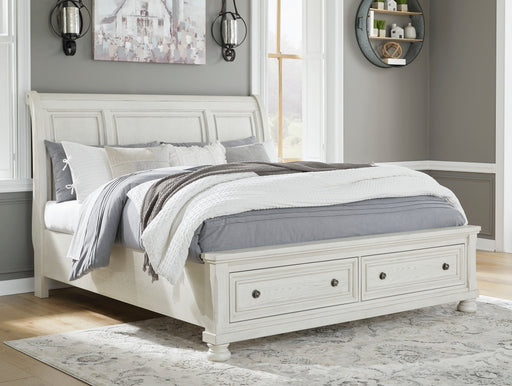 Robbinsdale Queen Sleigh Bed - DMV FurnitureQueen Bed