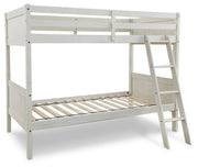 Robbinsdale Twin/Twin Bunk Bed with Ladder - B742-59 - DMV Furniture
