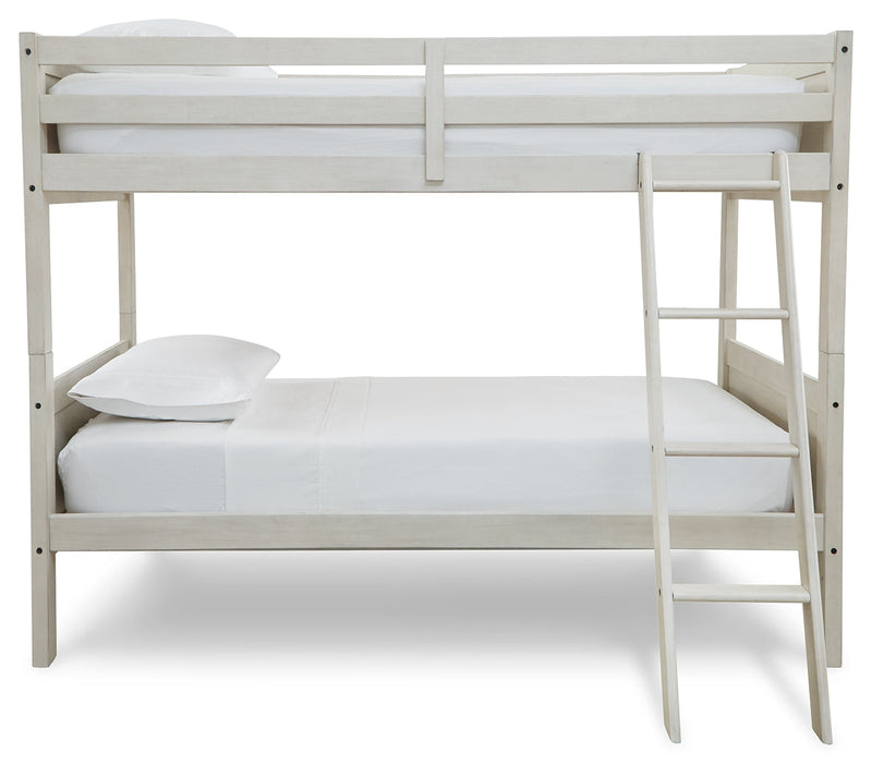 Robbinsdale Twin/Twin Bunk Bed with Ladder - B742-59 - DMV Furniture