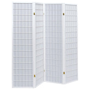 Roberto 4-Panel Room Divider Folding Shoji Screen White - 902626
