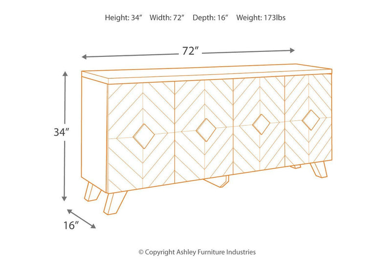 Robin Ridge Two - tone Brown Accent Cabinet - DMV FurnitureCabinet