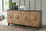 Robin Ridge Two - tone Brown Accent Cabinet - DMV FurnitureCabinet