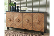 Robin Ridge Two - tone Brown Accent Cabinet - DMV FurnitureCabinet