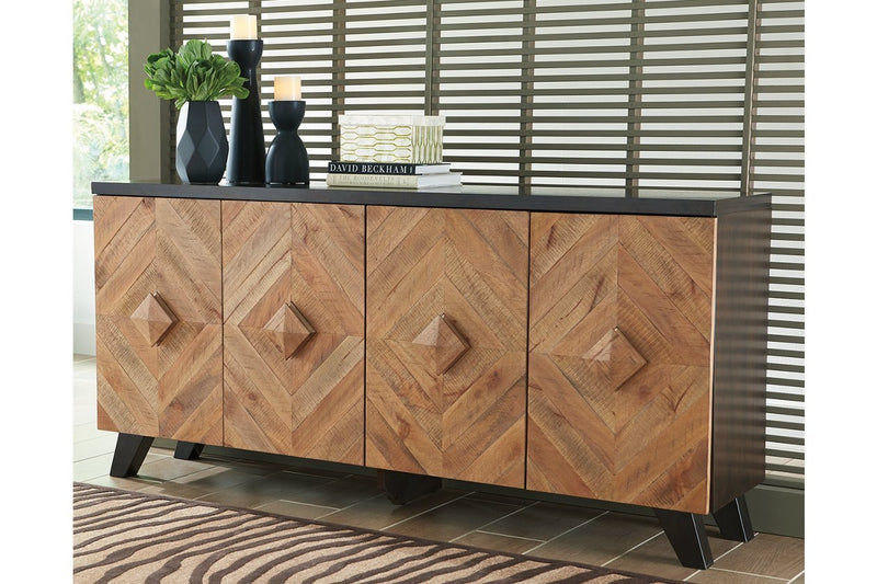 Robin Ridge Two - tone Brown Accent Cabinet - DMV FurnitureCabinet