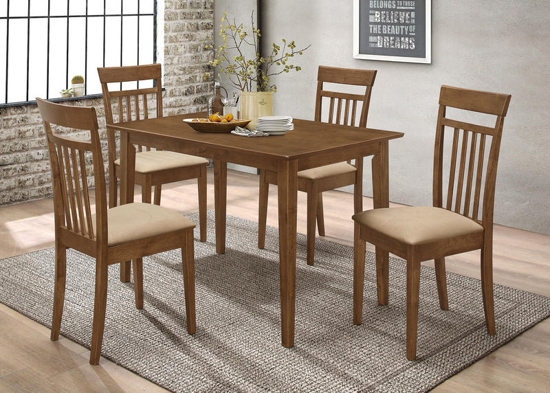 Robles 5-piece Rectangular Dining Table Set Chestnut - 150430