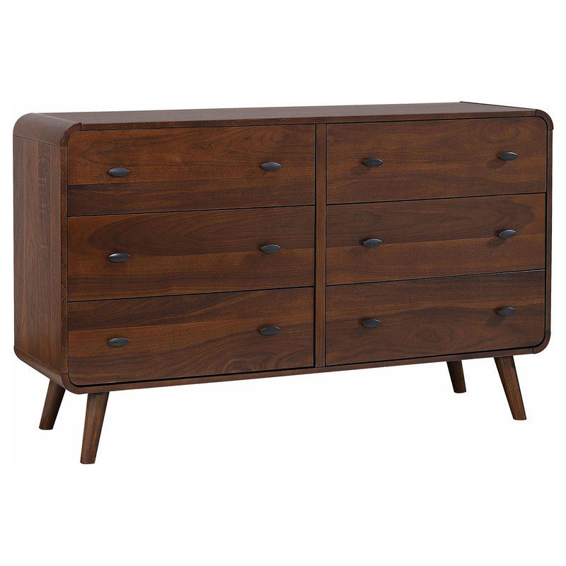 Robyn 4-piece California King Bedroom Set Dark Walnut - 205131KW-S4